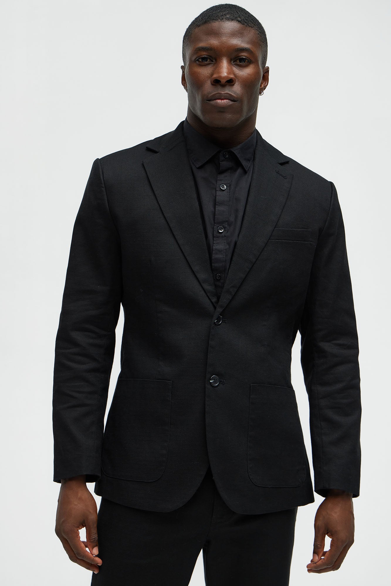 Travis Solid Texture Blazer